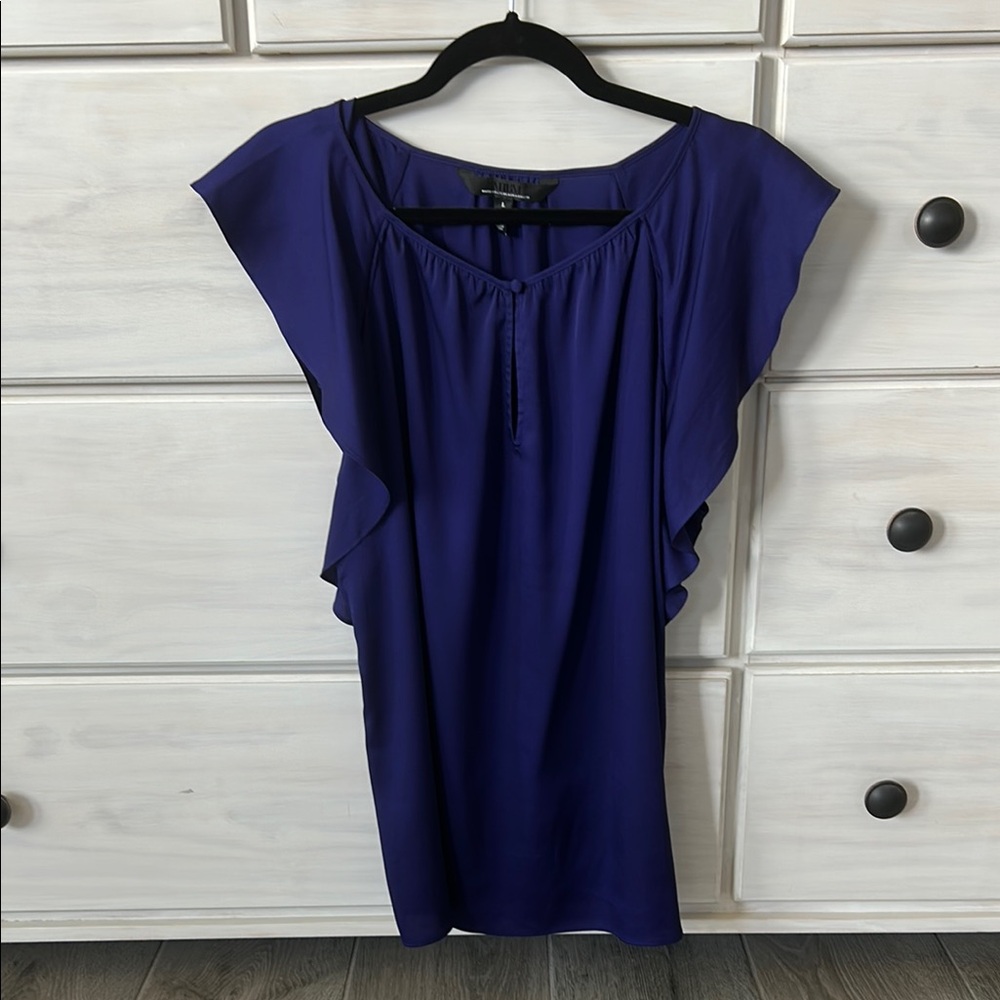 WHBM Flutter Sleeve Top